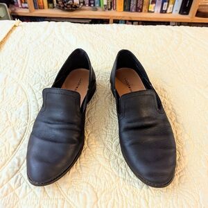 Lucky Brand Black Leather Loafers (8-8.5)